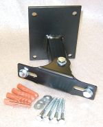 Medium Floodlight Brackets Black